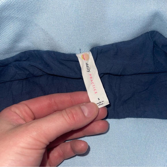 Daily Practice Skort Women's Size Small Blue Drawstring Anthropologie Flowy - Picture 8 of 9